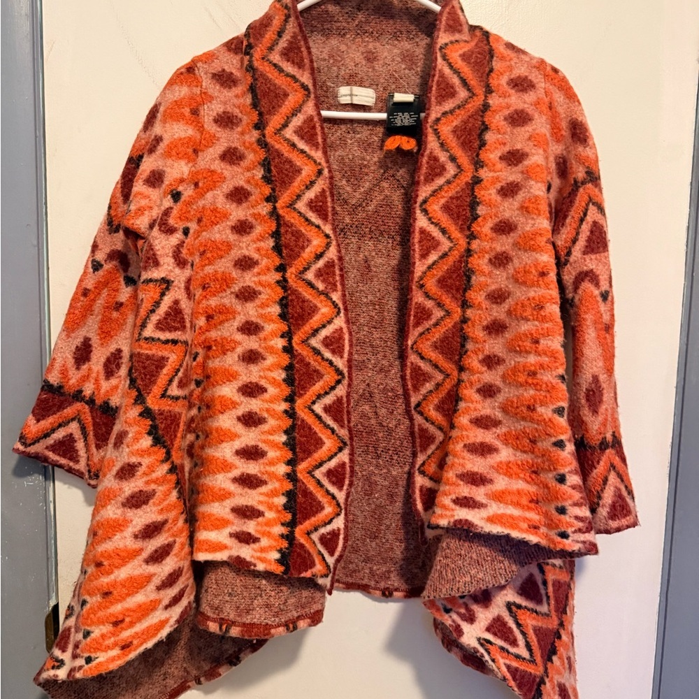 Anthropologie Sleeping on Snow cardigan sweater